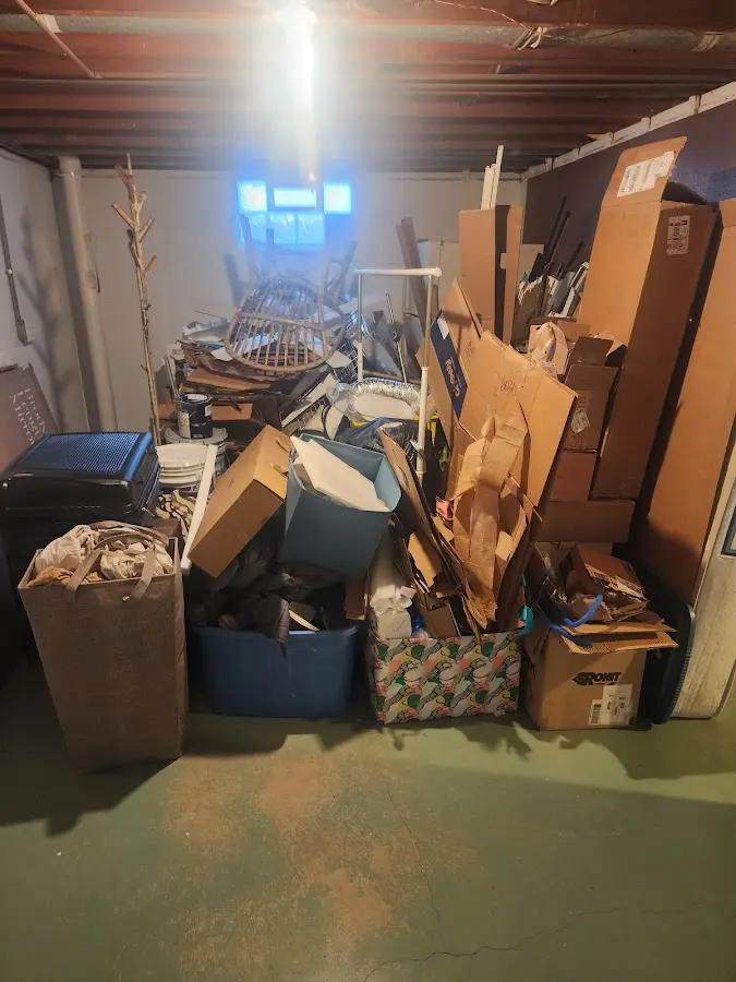 Roll-off dumpster container at job site for Yard Waste Dumpster Rental in Cedar Park